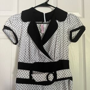 Retro Polka Dot Dress